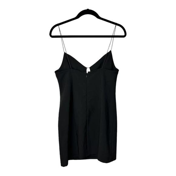 TOPSHOP Spaghetti Strap Cut Out Little Black Mini Dress - Picture 2 of 5